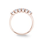 Damenring 750/18 K Roségold mit Diamanten 0.50 ct H/si - RI-69319-RG