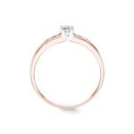 Ring 750/18 K Rose Gold with Cubic Zirconia - PL087RZ