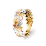 Damenring 750/18 K Tricolor - 1.7249.05