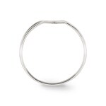 Bague or gris 750/18 ct, double V - 11391GR