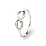 Damenring 750/18 K Weissgold, Infinity