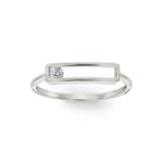 Damenring 750/18 K Weissgold mit Diamanten 0.05 ct. - 1.7466.31