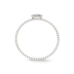 Bague or gris 750/18 ct avec diamant 0.06  ct H/si by CHRISTIAN - RI-101013-WG