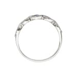 Ring 750/18 K White Gold with Diamonds 0.18 ct H/Si and Sapphires 0.28 ct - PR10901-2-WG