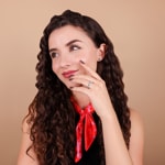 Ring 750/18 K White Gold with Diamonds 0.18 ct H/Si and Sapphires 0.28 ct - PR10901-2-WG