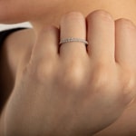 Bague or gris 750/18 ct avec diamants 0.25 ct H/si - RI-69264-WG