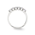Damenring 750/18 K Weissgold mit Diamanten 0.50 ct H/si - RI-69319-WG