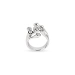 Ring 750/18 K White Gold with Diamonds 0.78 ct H/si, Ø 56 - PR7718/01