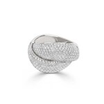 Ring 750/18 K White Gold with Diamonds 1.71 ct H/Si - PR10071-01-WG