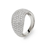 Bague or gris 750/18 ct avec diamants 2.42 ct H/SI Ø 54 - PR9056-01