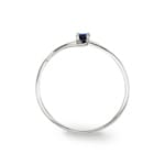 Ring 750/18 K White Gold with Sapphire - 08PO41GS