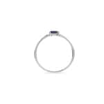 Damenring 750/18 K Weissgold mit Saphir Ø 54 - PR9488/2