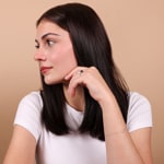 Bague or gris 750/18 ct avec perles de culture d'eau douce toi & moi - 1649.1GP