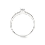 Ring 750/18 K White Gold with Cubic Zirconia - PL087GZ