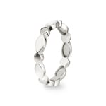 Bague or gris 750/18 ct