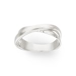 Damenring 925 Silber rhodiniert - 317009