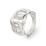 Damenring 925 Silber rhodiniert - 337375