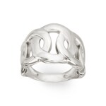 Damenring 925 Silber rhodiniert - 337375