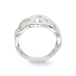 Damenring 925 Silber rhodiniert - 337375