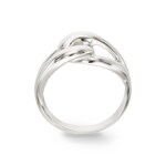 Damenring 925 Silber rhodiniert - 337531