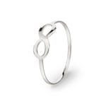Ring 925 Silver rhodium-plated, Infinity