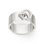 Damenring 925 Silber rhodiniert mit Anhänger - 337602