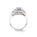 Ring 925 Silver rhodium-plated with Cubic Zirconia - 337027