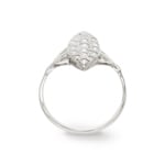 Ring 925 Silber rhodiniert Marquise mit Zirkonia - 337446.1