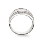 Ring 925 Silver rhodium-plated with Cubic Zirconia - 337019