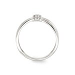 Damenring 925 Silber rhodiniert mit Zirkonia pavé - 337714.1