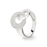 Ring 925 Silver rhodium-plated with Cubic Zirconia - ASRA213Z