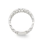 Damenring 925 Silber rhodiniert mit Zirkonia rund - 337706.1