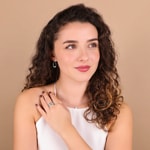 Damenring 925 Silber rhodiniert mit Zirkonia rund - ASRV53Z