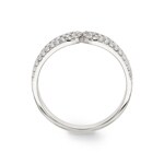 Damenring 925 Silber rhodiniert mit Zirkonia rund - ASRZ25Z