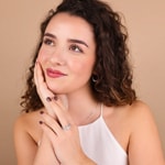 Bague Argent 925 rhodié avec zircones trilogie - S10.05115