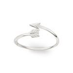 Damenring 925 Silber rhodiniert, Pfeil - 307201