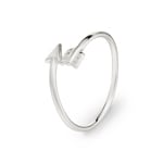 Bague Argent 925 rhodié, Flèche