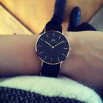 Daniel Wellington Classic Black Cornwall Lady Ø 36mm - DW00100150