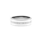 Daniel Wellington Classic Ring Satin White Silver