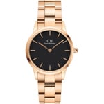 Daniel Wellington Iconic Link 28 Rose Gold Black - DW00100214