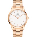 Daniel Wellington Iconic Link 40 Rose Gold White - DW00100343