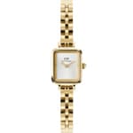 Daniel Wellington Quadro Mini Arch 3-link White Sunray Gold - DW00100850