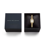 Daniel Wellington Quadro Mini Arch 3-link White Sunray Gold - DW00100850