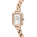 Daniel Wellington Quadro Mini Arch 3-link White Sunray Rose Gold - DW00100847
