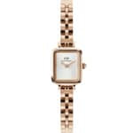 Daniel Wellington Quadro Mini Arch 3-link White Sunray Rose Gold