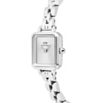 Daniel Wellington Quadro Mini Arch 3-link White Sunray Silver - DW00100844