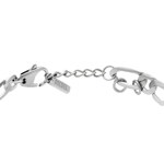 Diesel Bracelet Oval D Logo Silvery - DX1599040