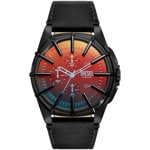 Diesel Framed Chronograph Schwarz