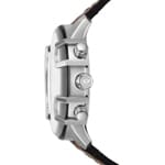 Diesel Griffed Chronograph Leather Brown / Blue - DZ4656