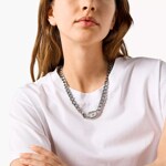 Diesel Chooker Necklace Steel D-Logo - DX1509040